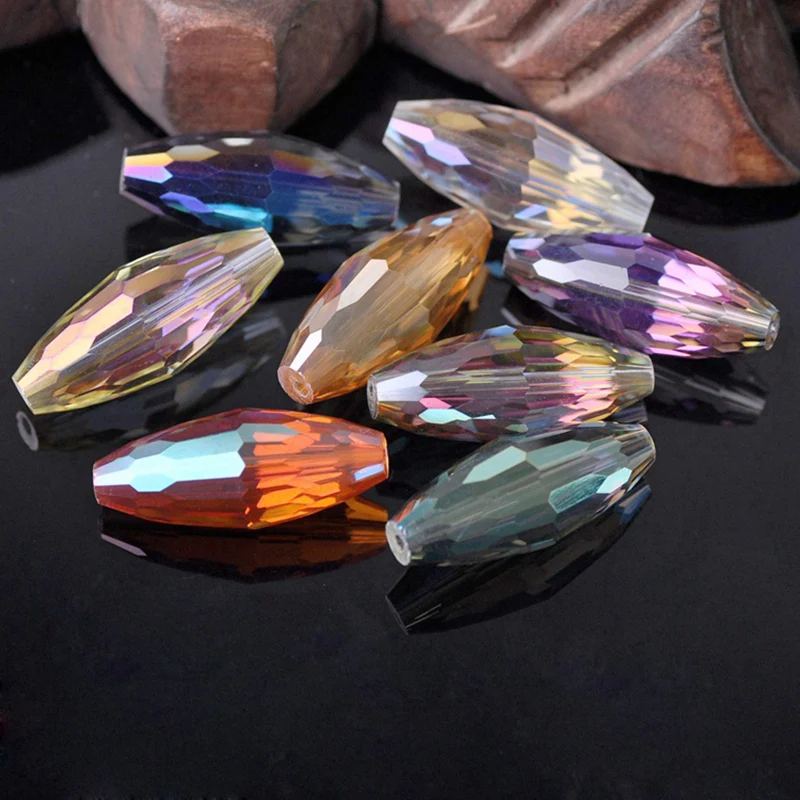 5pcs 30x13mm Big Oval Rugby Shape Faceted Crystal Glass Loose Crafts Beads for Jewelry Making DIY
5pcs 30x13mm Big Oval Rugby Shape Faceted Crystal Glass Loose Crafts Beads for Jewelry Making DIY