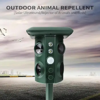 400Hz-1000Hz 13.5KHz-28.5KHz Solar Ultrasonic Repeller Solar Power Repeller Electronic Gopher Animal Rodent Control
400Hz-1000Hz 13.5KHz-28.5KHz Solar Ultrasonic Repeller Solar Power Repeller Electronic Gopher Animal Rodent Control