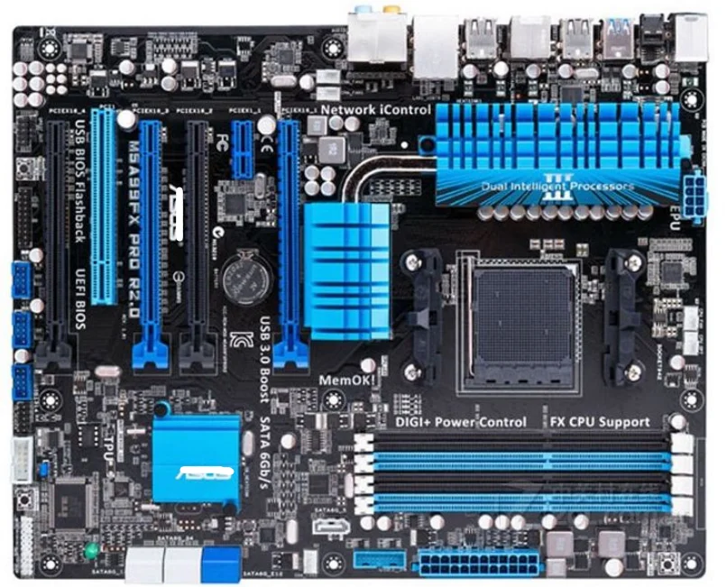 Оригинальная материнская плата M5A99FX PRO R2.0 для DDR3 AMD AM3 + 32 ГБ 990FX usedDesktop Материнские