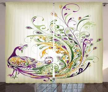 Abstract Curtains Peacock Bird Tail Feathers Plume Paisley Pattern Ornamental Design Living Room Bedroom Window Curtain
Abstract Curtains Peacock Bird Tail Feathers Plume Paisley Pattern Ornamental Design Living Room Bedroom Window Curtain