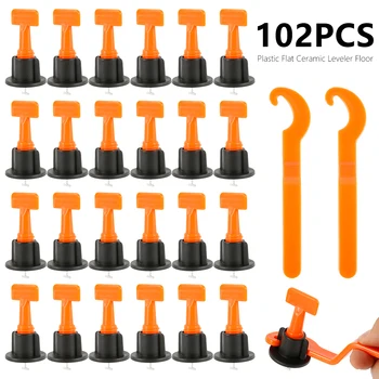 102pcs Flat Ceramic Floor Wall Construction Tools Reusable Tile Level Wedges Spacers Kittile Leveling System Kit For Tile
102pcs Flat Ceramic Floor Wall Construction Tools Reusable Tile Level Wedges Spacers Kittile Leveling System Kit For Tile