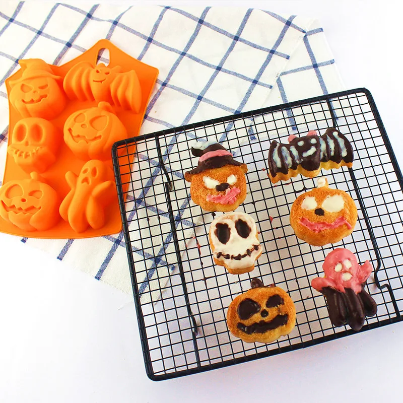 1pcs Halloween Silicone Mold Pumpkin Shape Fondant Cake Mold Gumpaste Chocolate Cooking Bakeware Baking Tools Moulds
1pcs Halloween Silicone Mold Pumpkin Shape Fondant Cake Mold Gumpaste Chocolate Cooking Bakeware Baking Tools Moulds