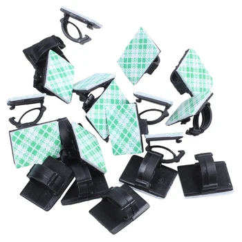 20pcs Adhesive Car Cable Clips Cable Winder Drop Wire Tie Fixer Holder Cord Organizer Management Desk Cable Tie Clamps 
20pcs Adhesive Car Cable Clips Cable Winder Drop Wire Tie Fixer Holder Cord Organizer Management Desk Cable Tie Clamps