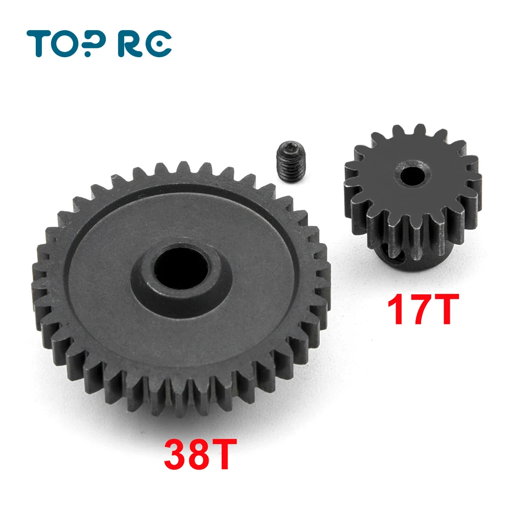 Металл Diff основная Шестерня 38T + мотор шестерни 17T для RC 1/18 WLtoys A949 A959 A969 A979
