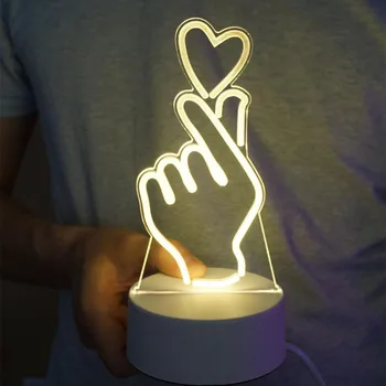 Nordic Heart Night Light US Plug Switch 3 Color Changeable Lights Plastic Base Desk Adornment Lamp Photography Prop
Nordic Heart Night Light US Plug Switch 3 Color Changeable Lights Plastic Base Desk Adornment Lamp Photography Prop