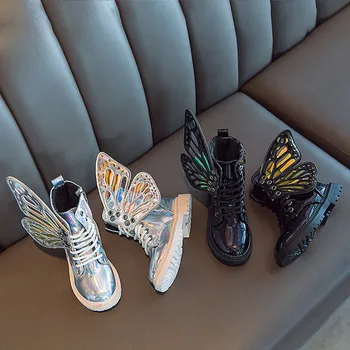 Children Boots Baby Girls Butterfly Wings Detachable Wram Zip Short Boots Shoes Kids Boots Winter
Children Boots Baby Girls Butterfly Wings Detachable Wram Zip Short Boots Shoes Kids Boots Winter