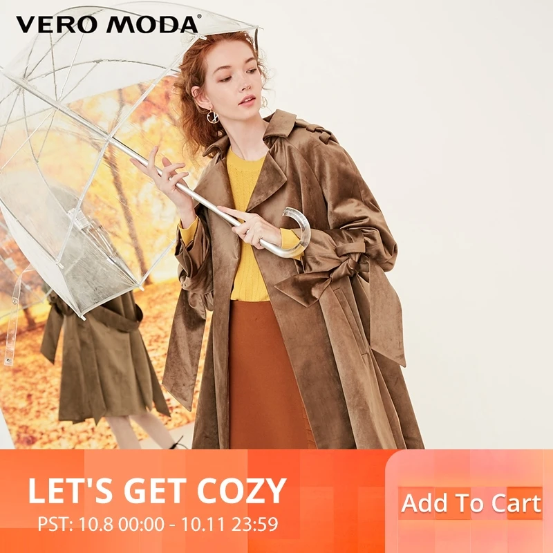 Vero Moda Women's Autumn Straps Back Windshield Velvet Long Trench Coat | 318309509 
Vero Moda Women's Autumn Straps Back Windshield Velvet Long Trench Coat | 318309509