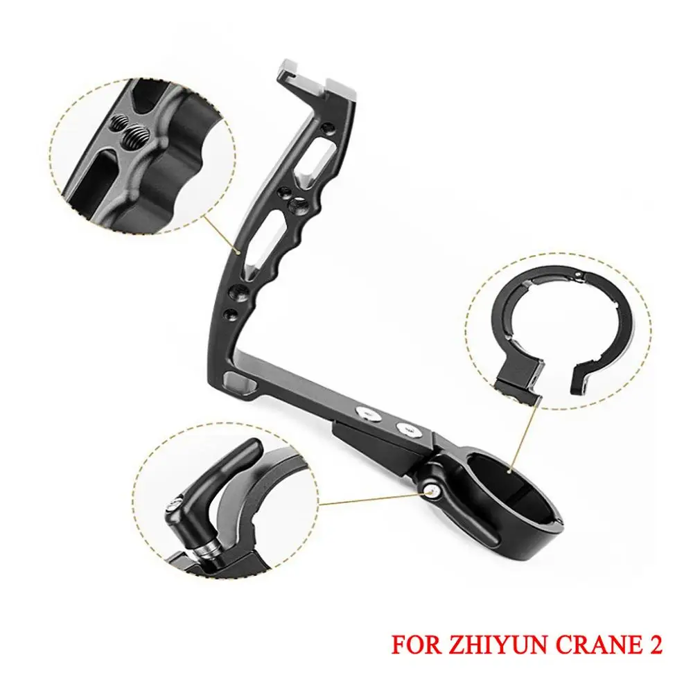 DH09 Handle Grip for Zhiyun Crane 2 Gimbal Stabilizer Support Extension Mounting Monitor/Microphone Holder Inverted Adapter
DH09 Handle Grip for Zhiyun Crane 2 Gimbal Stabilizer Support Extension Mounting Monitor/Microphone Holder Inverted Adapter
