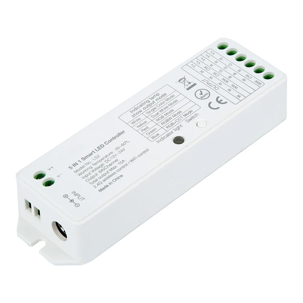 5In1 LED Controller For Single Color CCT RGB RGBW RGB CCT Strip Light LED Controllers Auto-Transmitting Function Dropshipping
5In1 LED Controller For Single Color CCT RGB RGBW RGB CCT Strip Light LED Controllers Auto-Transmitting Function Dropshipping