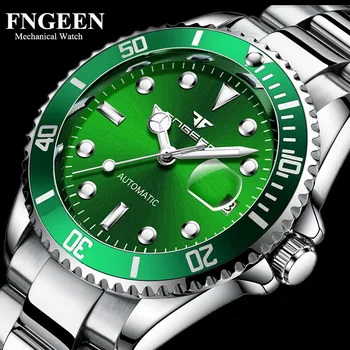 Relogio Luxury FNGEEN Mechanical Watches Men Waterproof Automatic Watch mens Male Clock Luminous Watches Clock Montre Auto Date
Relogio Luxury FNGEEN Mechanical Watches Men Waterproof Automatic Watch mens Male Clock Luminous Watches Clock Montre Auto Date