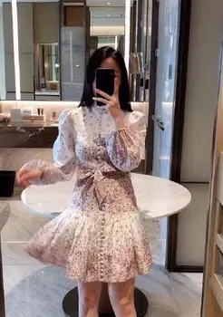 Summer Runway Holiday Mini Dress 2020 Women Long Sleeve Single Breasted Floral Printed Party Sexy Festa Vestidos
Summer Runway Holiday Mini Dress 2020 Women Long Sleeve Single Breasted Floral Printed Party Sexy Festa Vestidos