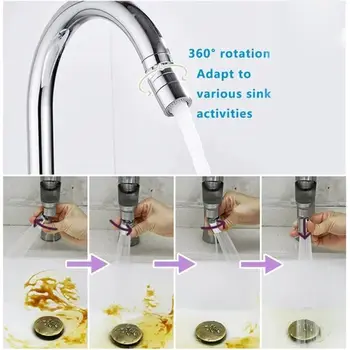 Dual-function Flow Kitchen Sink Aerator 360-Degree Swivel Faucet Aerator Dual Sprayer with Gasket Faucet Part Chrome Swivel
Dual-function Flow Kitchen Sink Aerator 360-Degree Swivel Faucet Aerator Dual Sprayer with Gasket Faucet Part Chrome Swivel