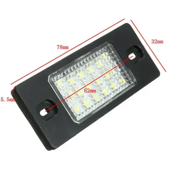 For GOLF For Variant / For Wagon MK4 MK5 1997-2009 LED License Plate Lights 18-LED White For Touareg 2003-2010
For GOLF For Variant / For Wagon MK4 MK5 1997-2009 LED License Plate Lights 18-LED White For Touareg 2003-2010