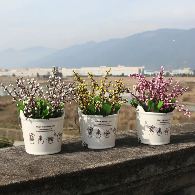 Artificial Flowers Potted Silk Orchid branch Bonsai Decorative Plant Wedding Decor with Ceramics Vase 1 set(plants+vase)
Artificial Flowers Potted Silk Orchid branch Bonsai Decorative Plant Wedding Decor with Ceramics Vase 1 set(plants+vase)