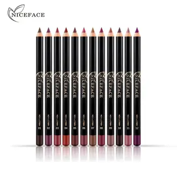 Matte Lipstick Pen Waterproof Lip Liner Pencils Smooth Soft 12 Colors Lip Makeup Tool Matte Lip Liner Pen Cosmetic TSLM2
Matte Lipstick Pen Waterproof Lip Liner Pencils Smooth Soft 12 Colors Lip Makeup Tool Matte Lip Liner Pen Cosmetic TSLM2