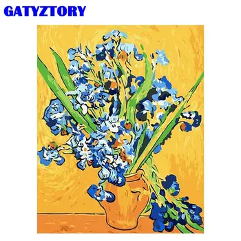 GATYZTORY Framed Oil Painting By Numbers Flower Paint Kits HandPainted Artcraft DIY Gift For Home Kids Bedroom Decor Art Photo 
GATYZTORY Framed Oil Painting By Numbers Flower Paint Kits HandPainted Artcraft DIY Gift For Home Kids Bedroom Decor Art Photo