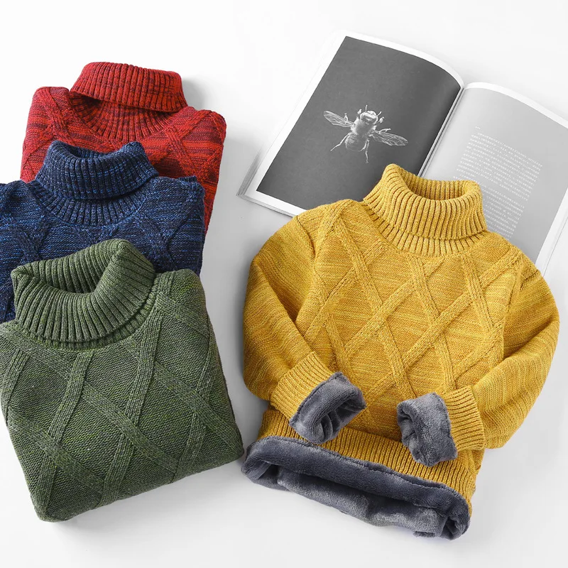 New Children's Thickened Pullover, Winter Pure Cotton Baby Knitting Bottomer Manufacturer's Direct Sales Full Unisex Turtleneck
New Children's Thickened Pullover, Winter Pure Cotton Baby Knitting Bottomer Manufacturer's Direct Sales Full Unisex Turtleneck