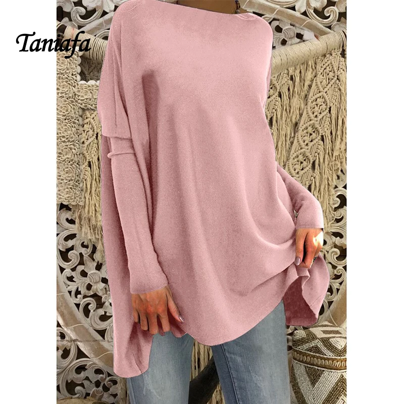 New Fashion Women Casual Pure Color Long Batwing Sleeve Loose Knit Pullover Tops Fluffy Jumper T Shirts Plus Size
New Fashion Women Casual Pure Color Long Batwing Sleeve Loose Knit Pullover Tops Fluffy Jumper T Shirts Plus Size