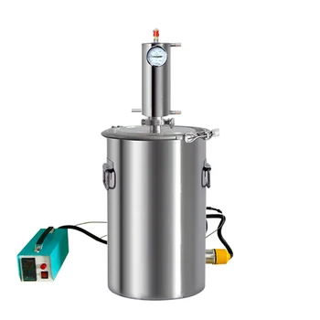 New 304 SUS red copper core single tower distiller home brewing moonshine machine with heating rod temperature control box
New 304 SUS red copper core single tower distiller home brewing moonshine machine with heating rod temperature control box
