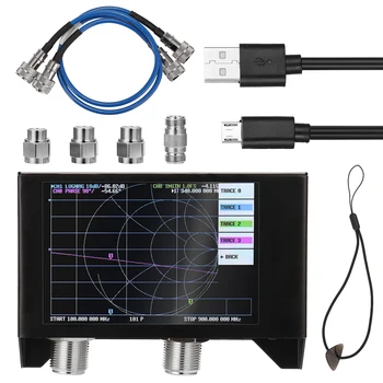 4.0 Inch Screen 3G Vector Network Analyzer SAA-2N NanoVNA V2 3000Mah Antenna Analyzer Shortwave HF VHF UHF with Iron Housing
4.0 Inch Screen 3G Vector Network Analyzer SAA-2N NanoVNA V2 3000Mah Antenna Analyzer Shortwave HF VHF UHF with Iron Housing