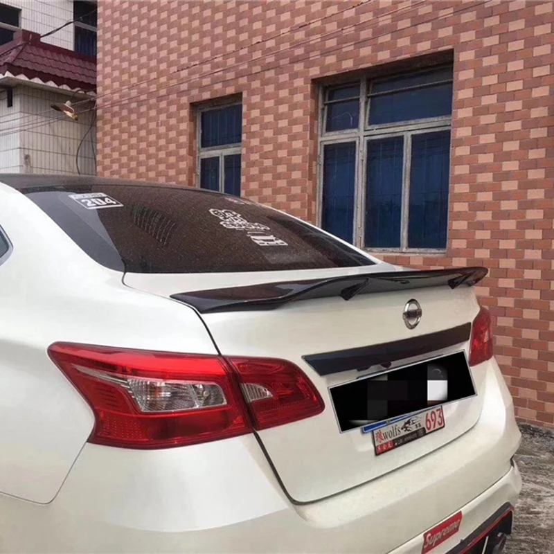 Car-styling R Style Luster Carbon Fiber/FRP Rear Trunk Spoiler Wing Fit for Nissan Sylphy Sentra 2012 - 2018
Car-styling R Style Luster Carbon Fiber/FRP Rear Trunk Spoiler Wing Fit for Nissan Sylphy Sentra 2012 - 2018