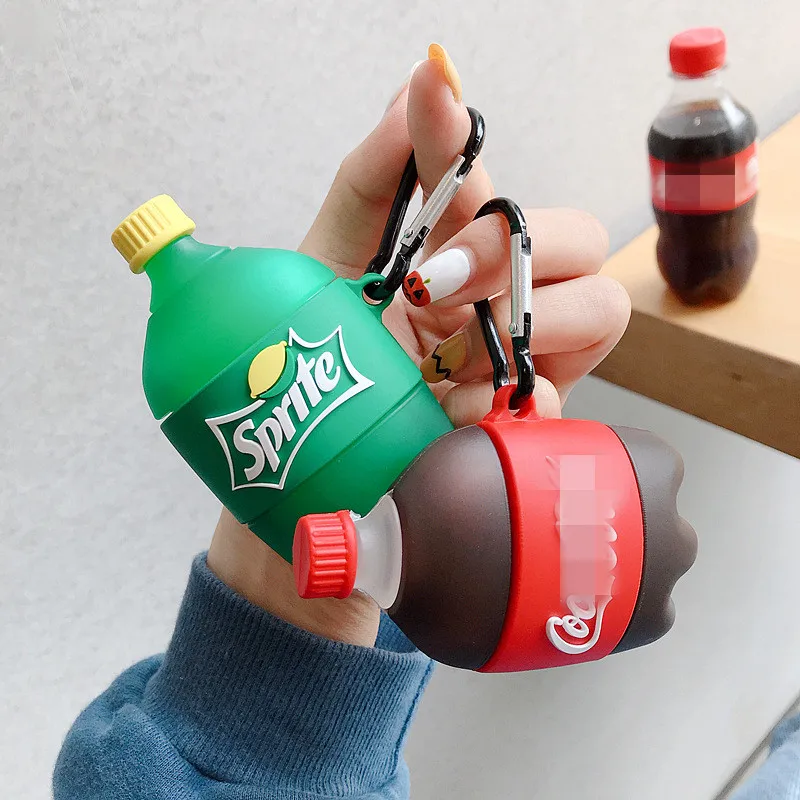 Creativity 3D Coke Sprite Drink Silicone Cover for Apple Airpods 1 2 Pro 3 Wireless Bluetooth Earphone Protective Case
Creativity 3D Coke Sprite Drink Silicone Cover for Apple Airpods 1 2 Pro 3 Wireless Bluetooth Earphone Protective Case