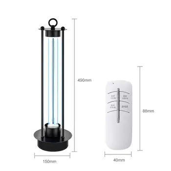 Ultraviolet Disinfect Lamp 38W UVC Quartz Lamp Portable Sterilizer Remote Mite Control Ozone Sterilization
Ultraviolet Disinfect Lamp 38W UVC Quartz Lamp Portable Sterilizer Remote Mite Control Ozone Sterilization