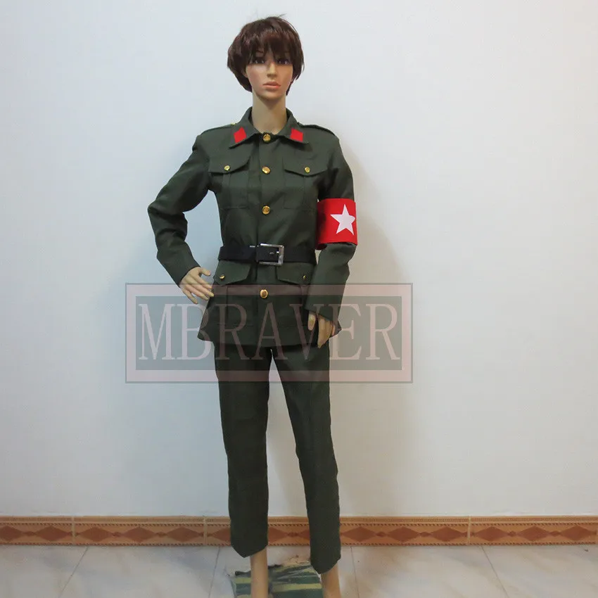 Военная Униформа Ван Яо из Китая Axis Powers Hetalia APH, Рождественская Униформа на Хэллоуин, костюм для косплея, любой размер на заказ
Военная Униформа Ван Яо из Китая Axis Powers Hetalia APH, Рождественская Униформа на Хэллоуин, костюм для косплея, любой размер на заказ
