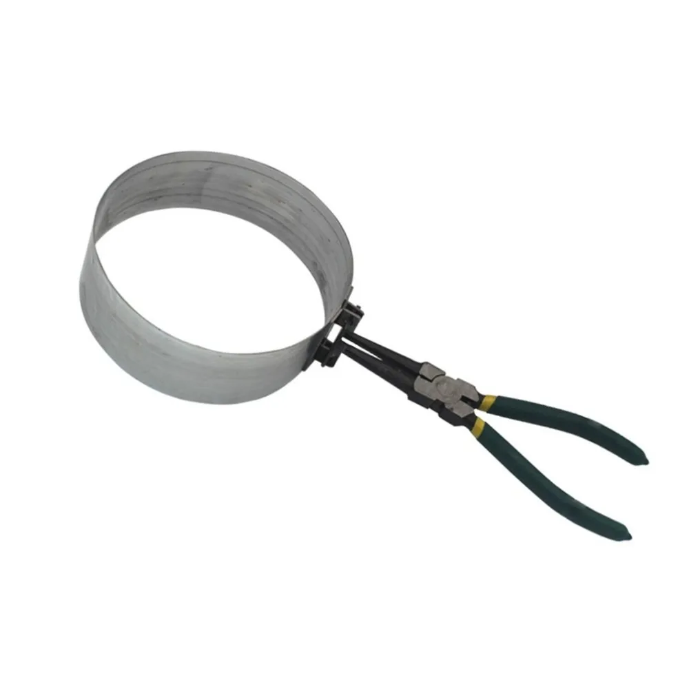 14Rings Piston Ring Compressor Plier Clamp Remover Assembly Engine Tool Cylinder Installer Ratchet Pliers 62-140mm
14Rings Piston Ring Compressor Plier Clamp Remover Assembly Engine Tool Cylinder Installer Ratchet Pliers 62-140mm