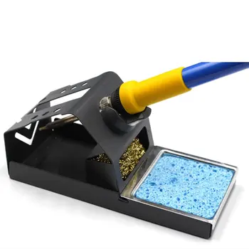 New Soldering Iron Stand Holder Welding Tool Handle Metal Support Station Frame Bracket Base With Solder Sponge High Temperature
New Soldering Iron Stand Holder Welding Tool Handle Metal Support Station Frame Bracket Base With Solder Sponge High Temperature