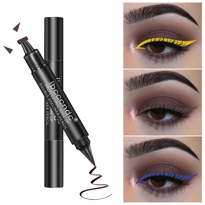 2 In 1 Double-head Liquid Eyeliner Pen Waterproof Colorful Glitter Eyeliner Delineador Easy Coloring Smudgeproof Eyeliner Pen
2 In 1 Double-head Liquid Eyeliner Pen Waterproof Colorful Glitter Eyeliner Delineador Easy Coloring Smudgeproof Eyeliner Pen