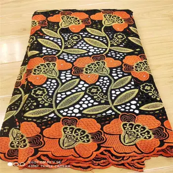 5 yard Swiss lace fabric 2020 new Dry lace embroidery African 100% cotton fabrics Swiss voile lace popular Dubai style A320405 
5 yard Swiss lace fabric 2020 new Dry lace embroidery African 100% cotton fabrics Swiss voile lace popular Dubai style A320405