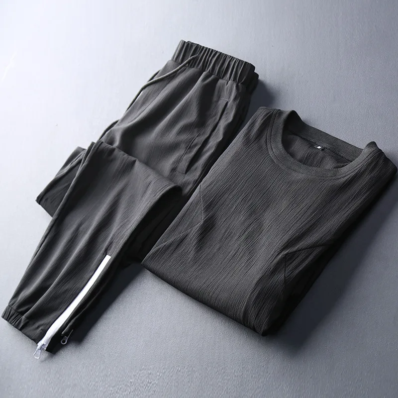 2018 New Style Flax Set Capri Pants Short Sleeve T-shirt Men Summer Cotton Linen Leisure Suit Chinese-style Men's Wear
2018 New Style Flax Set Capri Pants Short Sleeve T-shirt Men Summer Cotton Linen Leisure Suit Chinese-style Men's Wear