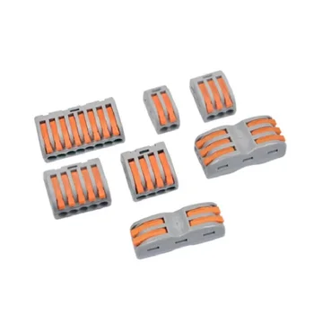 50/100PCS Universal Cable Wire Connectors 222 TYPE Fast Home Compact Wire Connection Push In Wiring Terminal Block PCT-212 213
50/100PCS Universal Cable Wire Connectors 222 TYPE Fast Home Compact Wire Connection Push In Wiring Terminal Block PCT-212 213