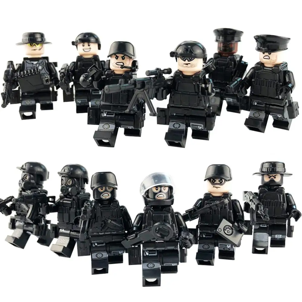 Military Special Forces Soldiers Building Blocks Star Wars Bricks Model kit Figures Armed Guns Weapons Kids Toys Dropshipping
Military Special Forces Soldiers Building Blocks Star Wars Bricks Model kit Figures Armed Guns Weapons Kids Toys Dropshipping