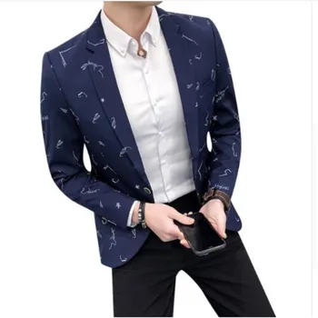 Mens casual blazer new fashion Slim fit suit jacket M-3XL single button Spring coat autumn coat business printed jackets
Mens casual blazer new fashion Slim fit suit jacket M-3XL single button Spring coat autumn coat business printed jackets