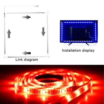 5V Music LED Strip Light Voice control light strip USB Powered RGB Multi Color TV Backlight Lighting with Remote Control new
5V Music LED Strip Light Voice control light strip USB Powered RGB Multi Color TV Backlight Lighting with Remote Control new