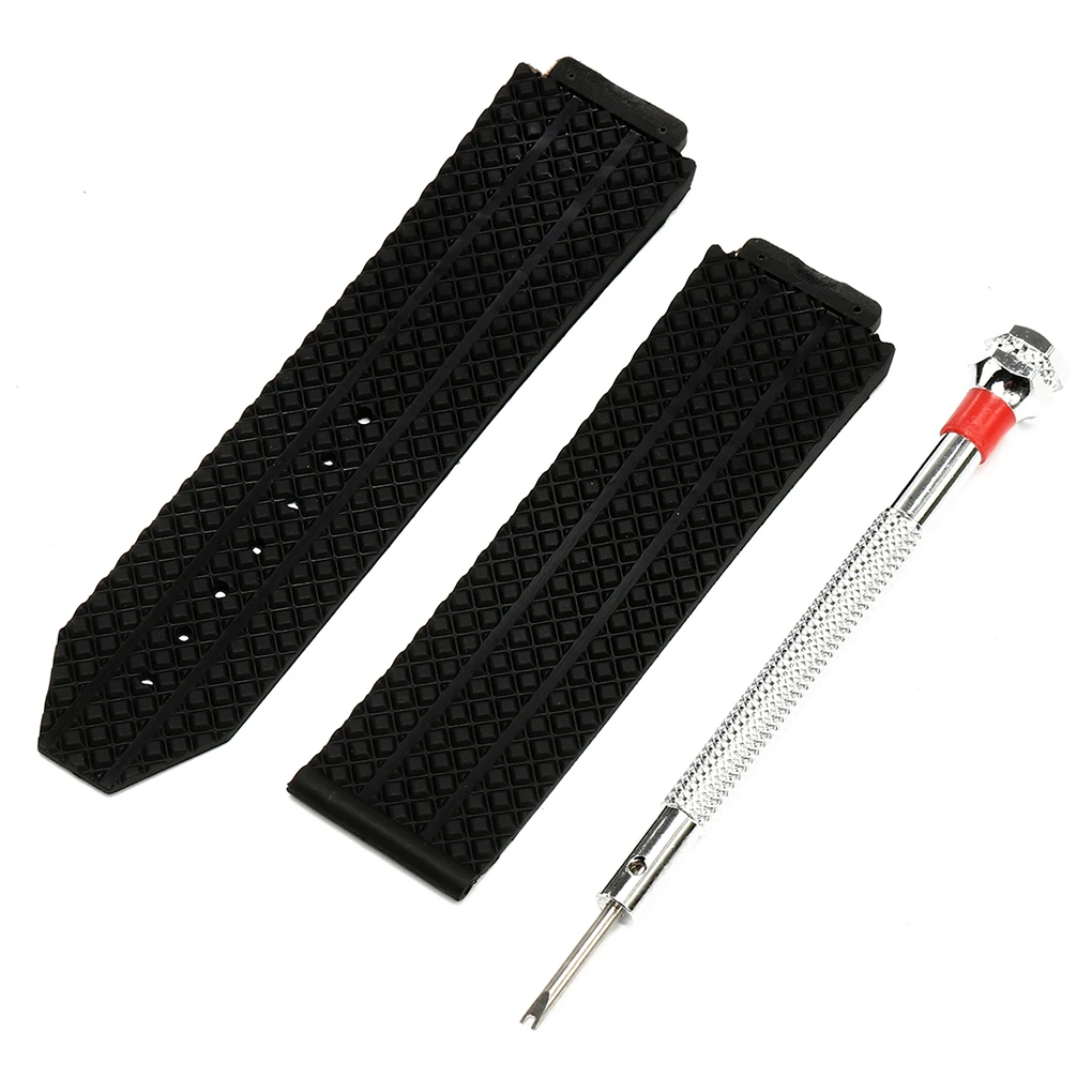 24mm Rubber Watchband Strap with Screwdriver for HUBLOT Smart Watch Waterproof Wrist Bracelet Strap Replacement for HUBLOT
24mm Rubber Watchband Strap with Screwdriver for HUBLOT Smart Watch Waterproof Wrist Bracelet Strap Replacement for HUBLOT