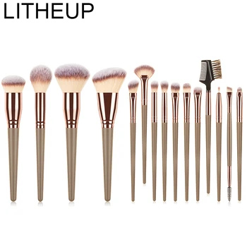 Litheup 15PCS Makeup Brushes Professional Foundation Eyeliner Concealer Brushes Eyeshadow Cosmetic Brown Makeup Brush Set
Litheup 15PCS Makeup Brushes Professional Foundation Eyeliner Concealer Brushes Eyeshadow Cosmetic Brown Makeup Brush Set