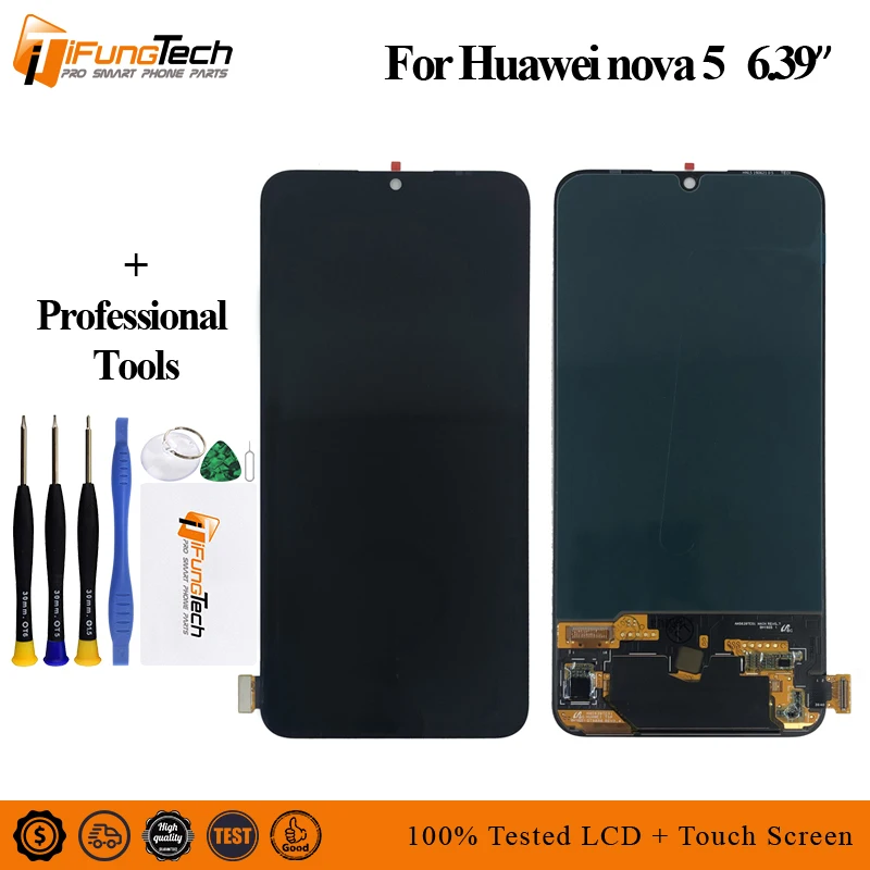 For Huawei Nova 5 LCD Display Screen Touch Screen Digitizer Assembly Replacement for Huawei Nova 5 Pro LCD
For Huawei Nova 5 LCD Display Screen Touch Screen Digitizer Assembly Replacement for Huawei Nova 5 Pro LCD