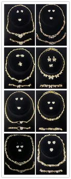 UPS fast ship 16 sets/lots Wedding Jewelry Sets for Women Necklaces 14K Gold Plated Earring Bride Jewellry Set Charm Braclets
UPS fast ship 16 sets/lots Wedding Jewelry Sets for Women Necklaces 14K Gold Plated Earring Bride Jewellry Set Charm Braclets