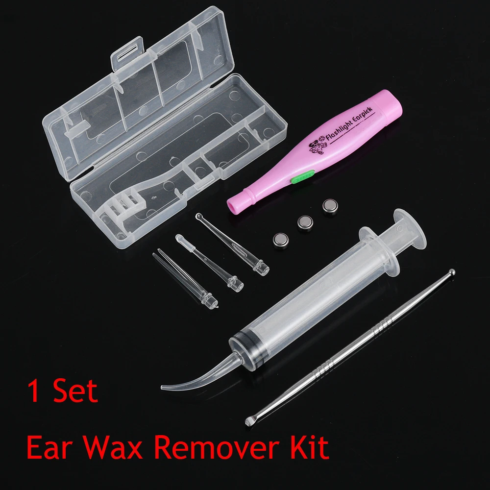 1 Set LED Light Earpick Tonsil Stone Remover Kit Stainless Steel Ear Wax Remover With 3 Tips Irrigator Syringe Clean Care Tools
1 Set LED Light Earpick Tonsil Stone Remover Kit Stainless Steel Ear Wax Remover With 3 Tips Irrigator Syringe Clean Care Tools