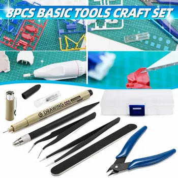 8Pcs Model Building Tools Combo Military Hobby Model DIY Accessories Grinding Cutting Polishing Tools Set For Gundam
8Pcs Model Building Tools Combo Military Hobby Model DIY Accessories Grinding Cutting Polishing Tools Set For Gundam