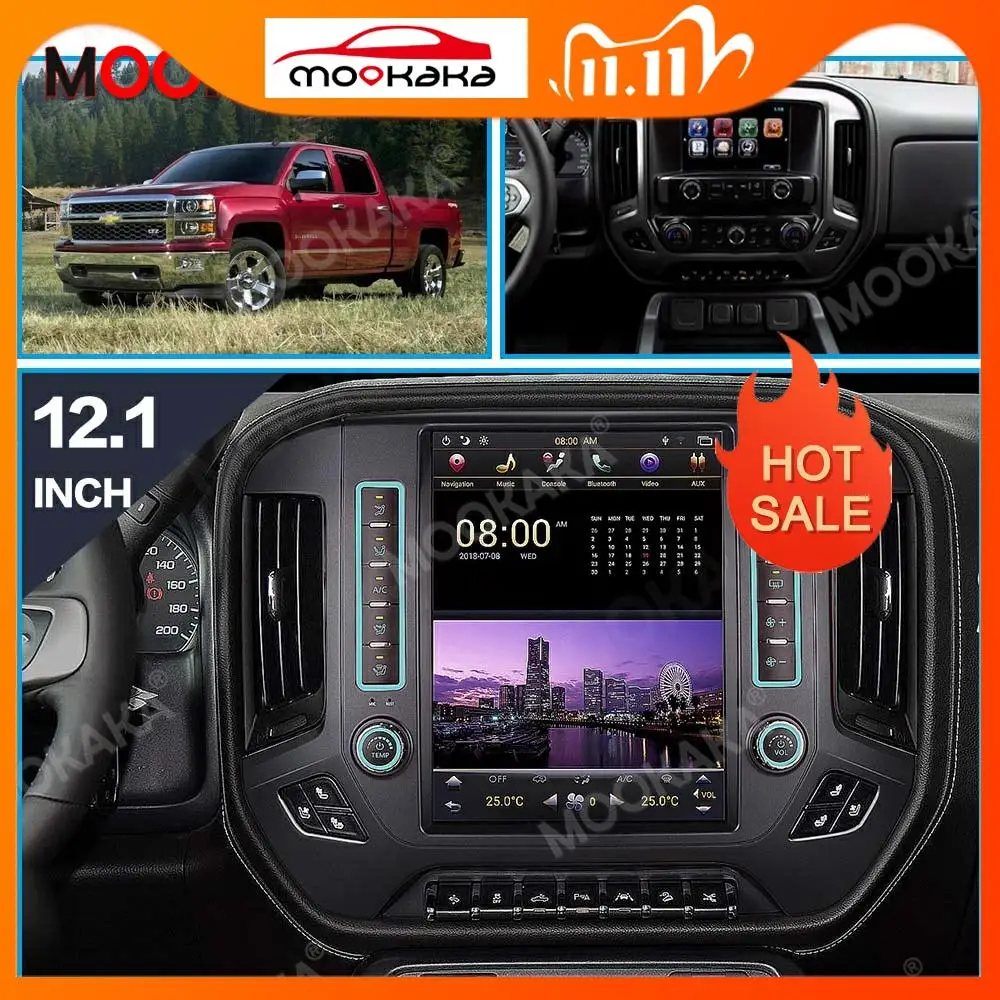 Android 9 Multimedia Player Tesla Style For GMC SIERRA 2015 - 2019 Car Radio GPS Navigation Auto Stereo Head Unit Tape Recorder
Android 9 Multimedia Player Tesla Style For GMC SIERRA 2015 - 2019 Car Radio GPS Navigation Auto Stereo Head Unit Tape Recorder