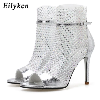 Eilyken 2020 Summer Fashion Color Diamonds Mesh Breathable Ankle Buckle Strap Thin Heel Boots Sandals Sexy Peep Toe Zip Shoes
Eilyken 2020 Summer Fashion Color Diamonds Mesh Breathable Ankle Buckle Strap Thin Heel Boots Sandals Sexy Peep Toe Zip Shoes