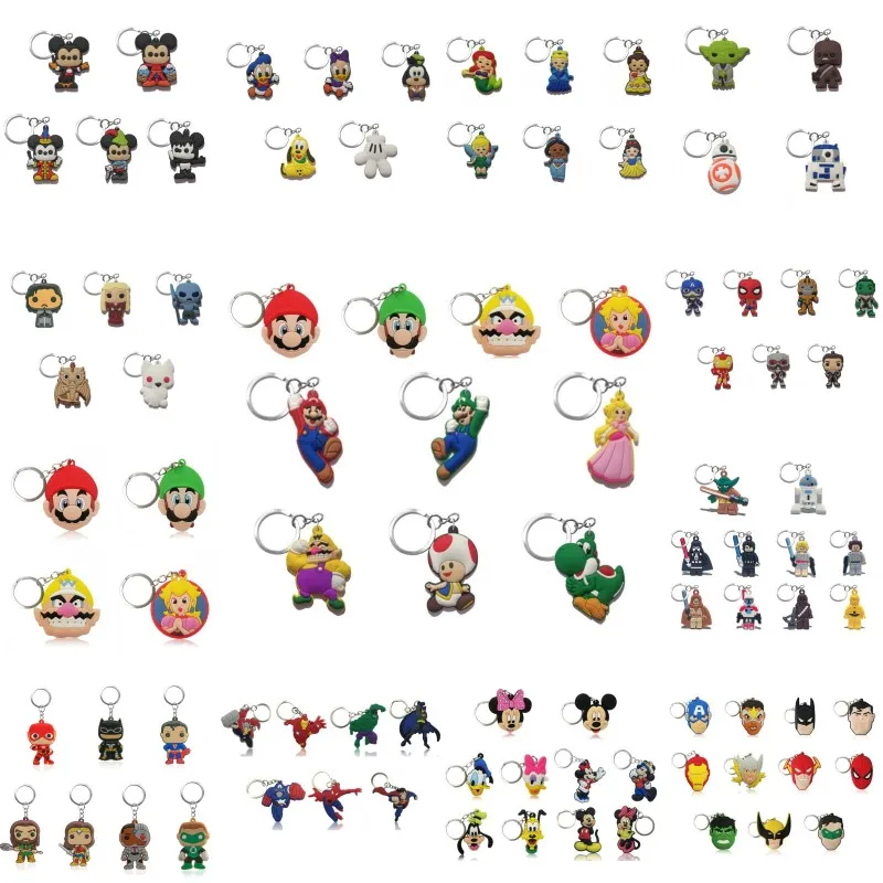 2-11PCS Mickey Cartoon Keychain Anime Super Mario Avenger Key Ring Key Holder Fashion GOT Trinket Kids Gift Party Key Chain
2-11PCS Mickey Cartoon Keychain Anime Super Mario Avenger Key Ring Key Holder Fashion GOT Trinket Kids Gift Party Key Chain