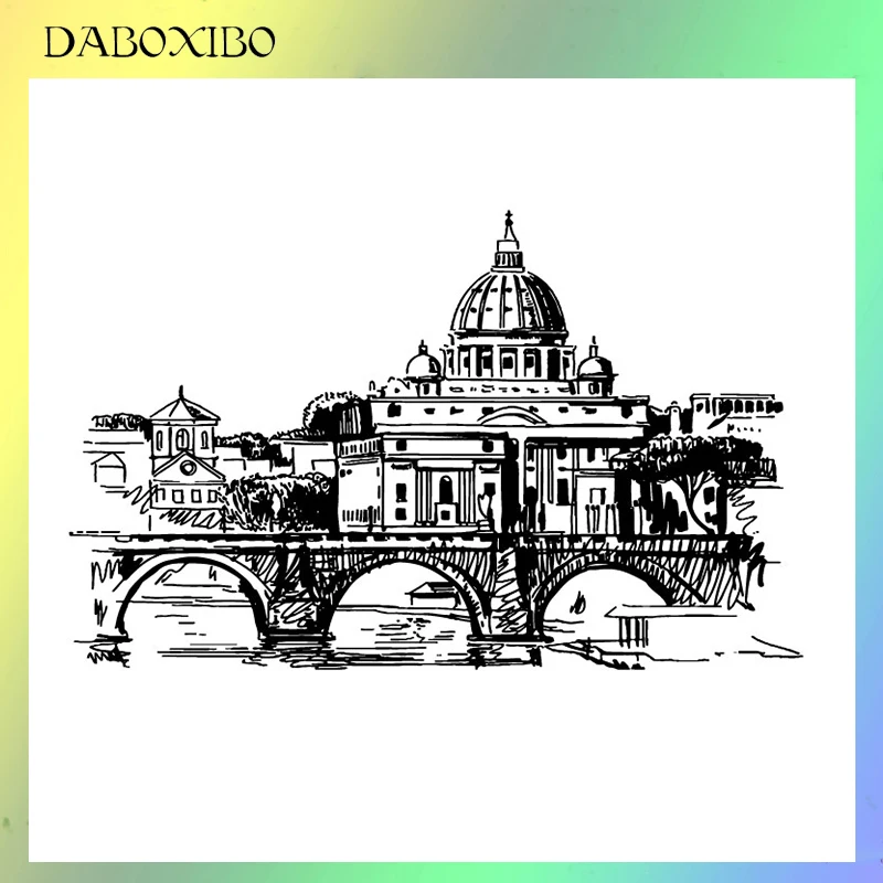 DABOXIBO Castle Clear Stamps For DIY Scrapbooking/Card Making/Photo Album Silicone Decorative Crafts13X13
DABOXIBO Castle Clear Stamps For DIY Scrapbooking/Card Making/Photo Album Silicone Decorative Crafts13X13