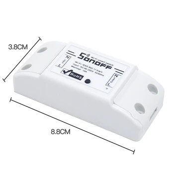 Wifi Wireless DIY Smart Power Automatic Light Breaker Smart Home Automation Smart Life APP Relay Remote Control Works with Alexa
Wifi Wireless DIY Smart Power Automatic Light Breaker Smart Home Automation Smart Life APP Relay Remote Control Works with Alexa