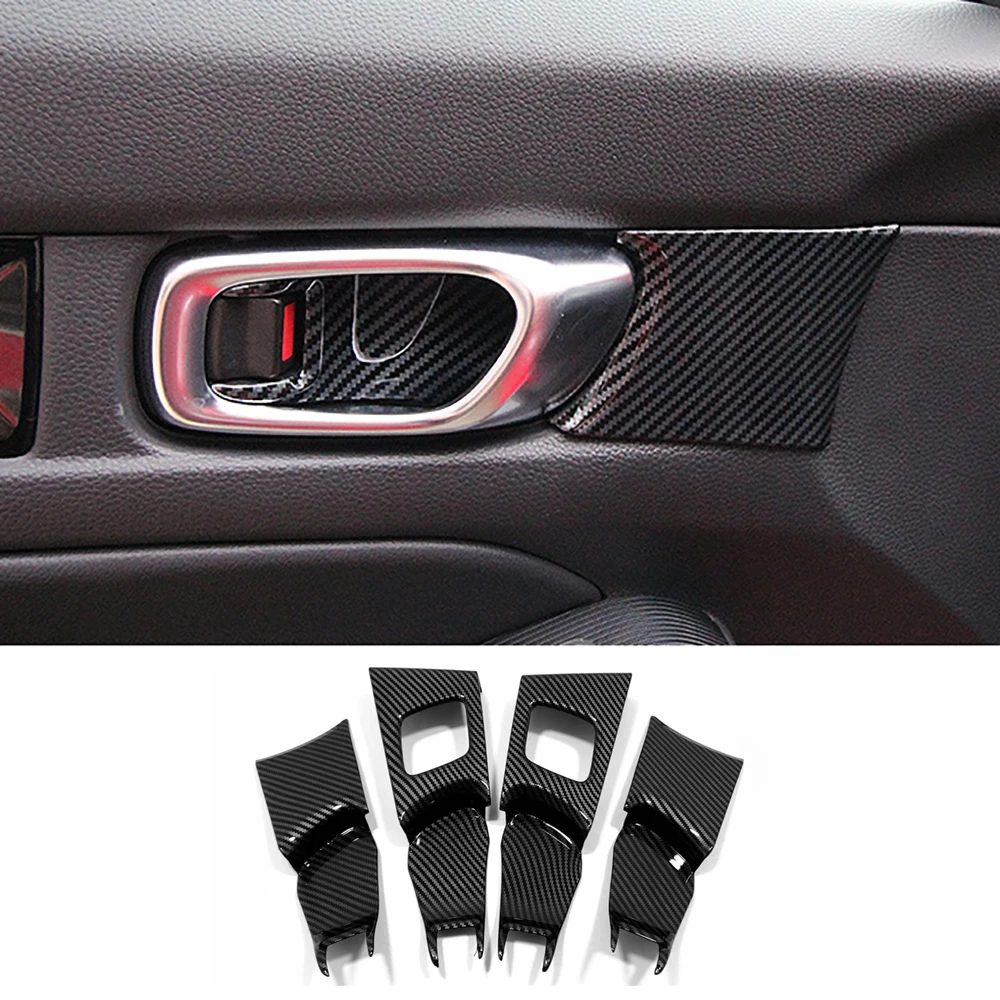 4PCS CARBON FIBER INTERIOR DOOR HANDLE TRIM COVERS FOR HONDA CIVIC 2021 2022 ACCESSORIES
4PCS CARBON FIBER INTERIOR DOOR HANDLE TRIM COVERS FOR HONDA CIVIC 2021 2022 ACCESSORIES