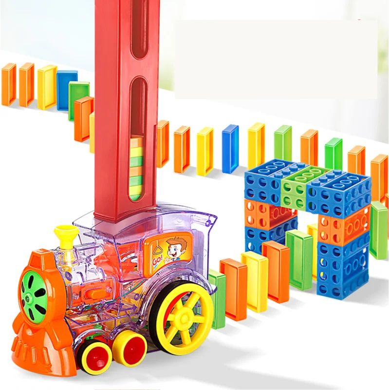 Domino Electric Small Train Automatically Releases Licensed 3- 6year Old Children's Educational Building Blocks DIY Toy
Domino Electric Small Train Automatically Releases Licensed 3- 6year Old Children's Educational Building Blocks DIY Toy